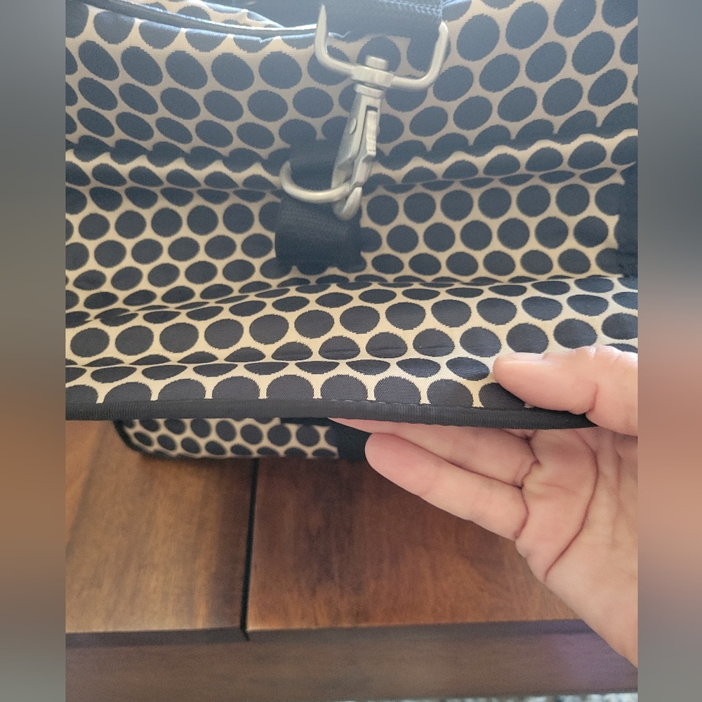 Deluxe Puppy, Small Dog (or cat) canvas carrier, black and cream - Picture 8 of 14